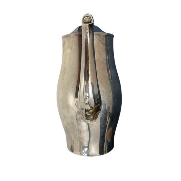 Vintage Oneida Community Paul Revere Reproduction Silverplate Coffee Pot – Pinea - Picture 2 of 10